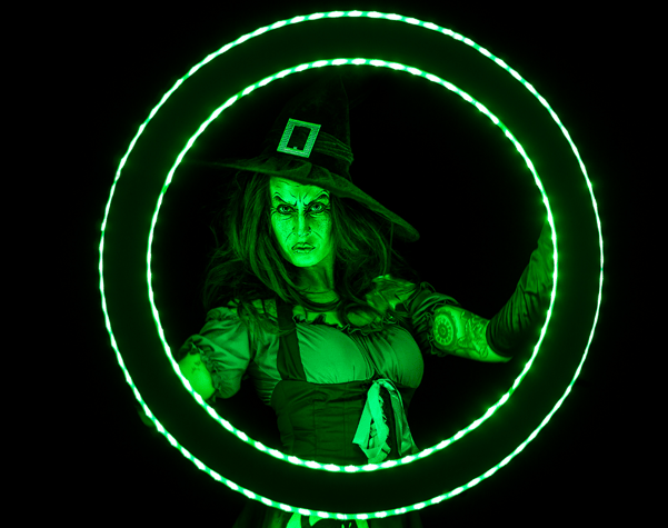 3) LED Frame and Witch