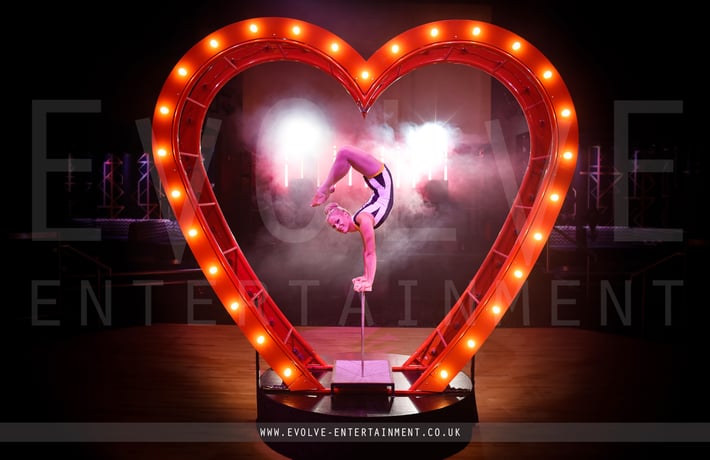 Aerial Heart Prop  - Hand Balance Circus LR