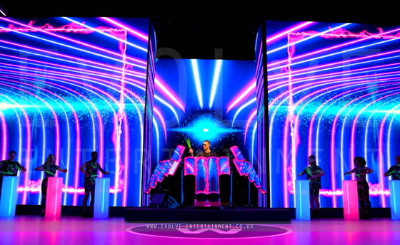 Breakdancing LED Drummers AFISHAL 4