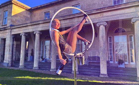 Champagne Aerial Hoop - 6