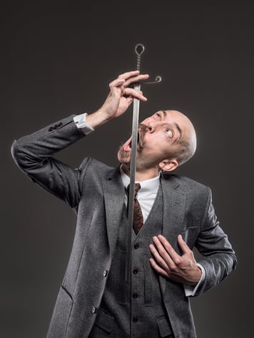 Circus Sideshow - Sword Swallowing 2