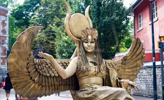 Egyptian Living Statues 5