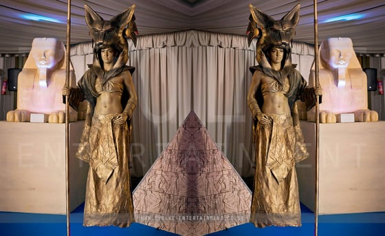 Egyptian Living Statues 6
