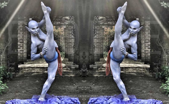 Genie and Jasmine Fire Show 3