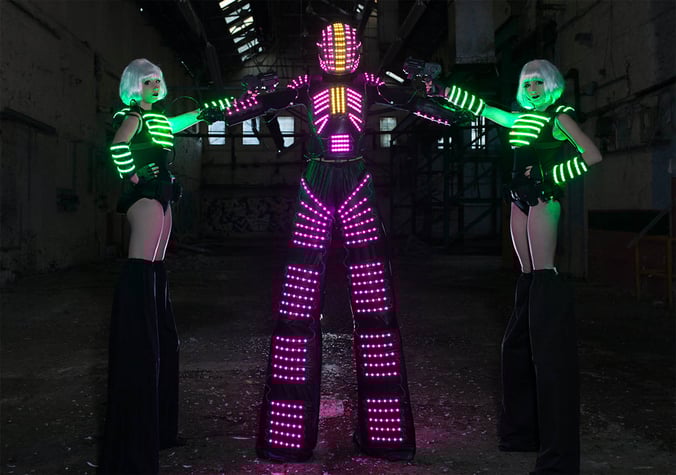 LED Robot Tron Trio THUMB
