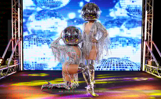 Mirror Ball Heads - Disco Theme NEW 5