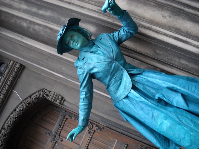 The Parrot Lady Human Statue - Lutrek 1